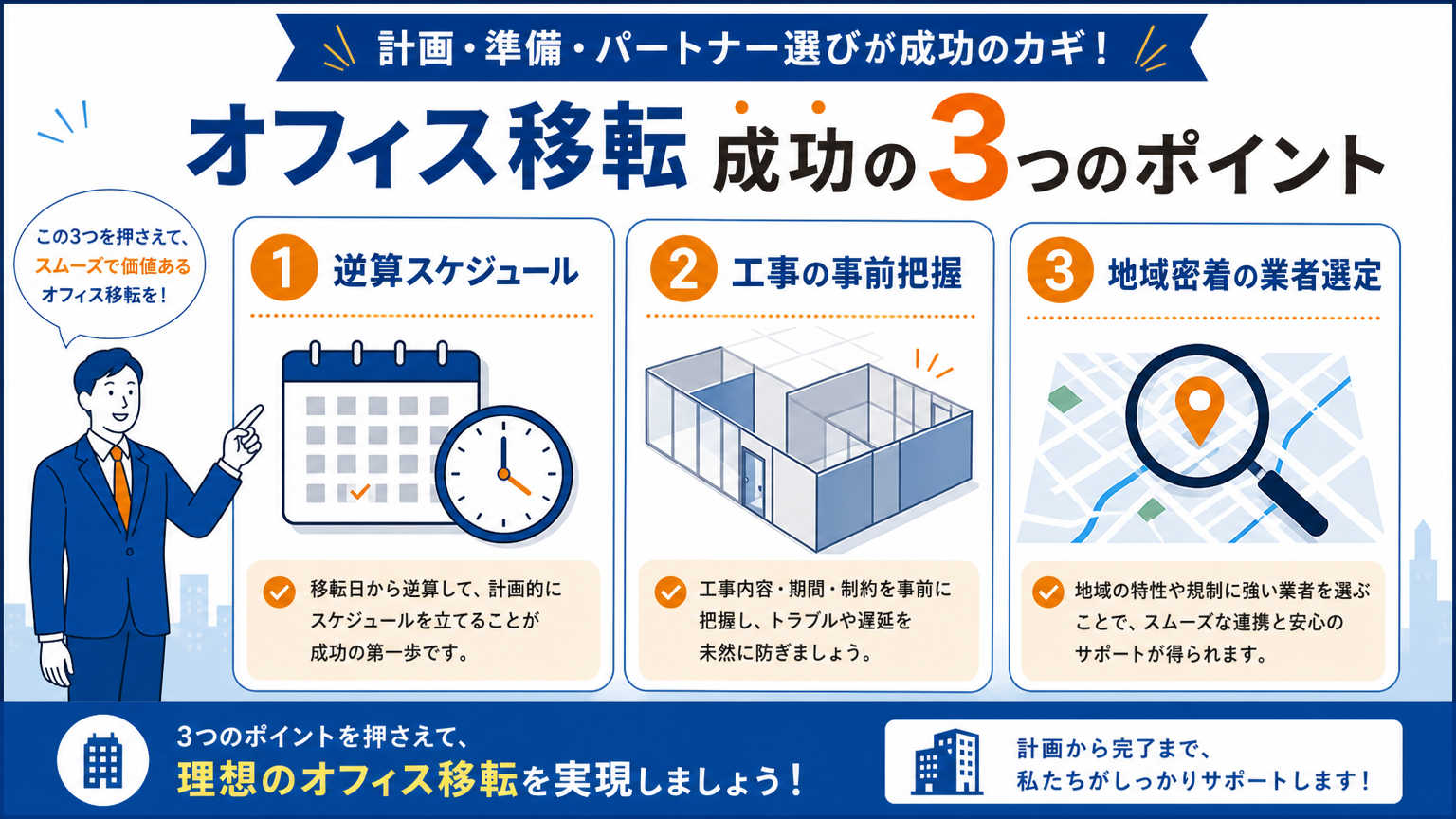 船橋・柏エリアでのオフィス移転を成功させる結論